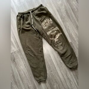 YoungLA Ambitious Club Dark Green Joggers